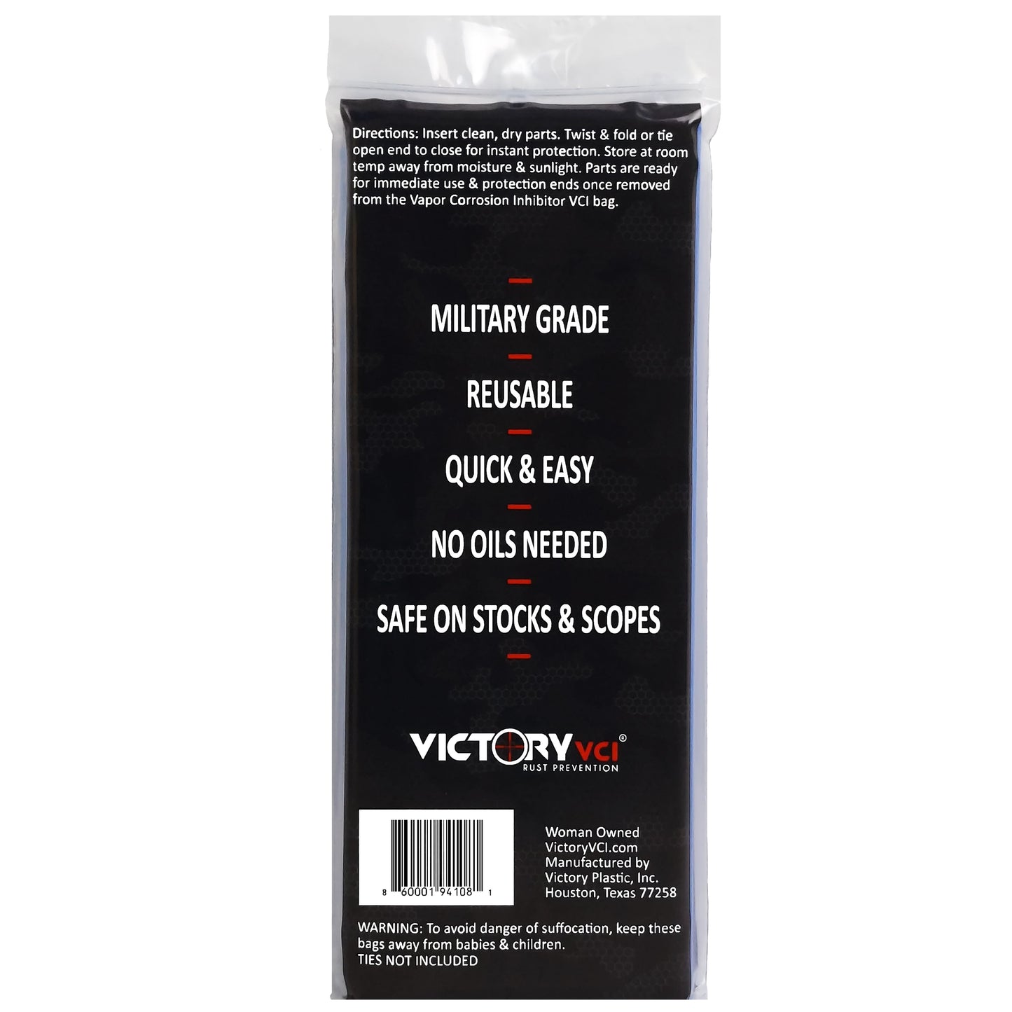 Prevent rust on guns & ammo with Victory VCI Bags.