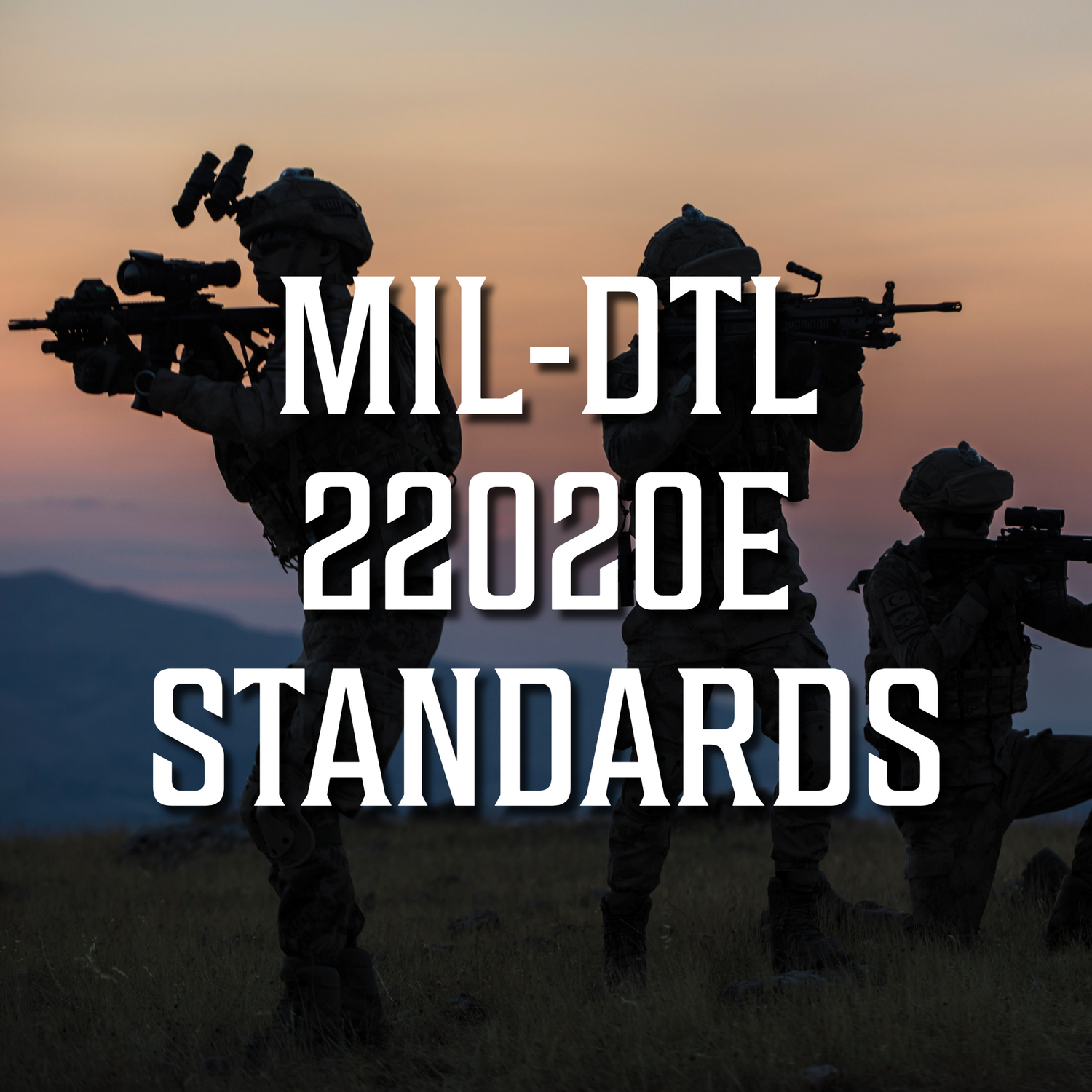 Victory-VCI-Gun-Bags meet MIL-DTL-22020E Standards - safe for scopes, stocks & metal.