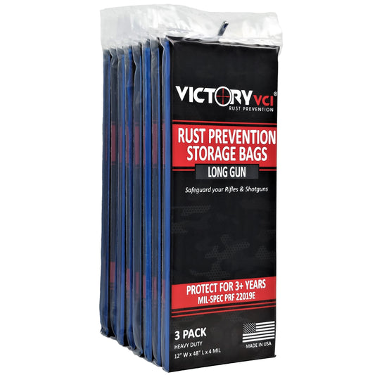 Victory VCI Rust Prevention Gun Storage Bags 12 x 48 (3 Pack)