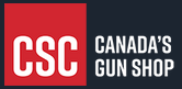 Logo of Canada's Gun Shop with red and black colors