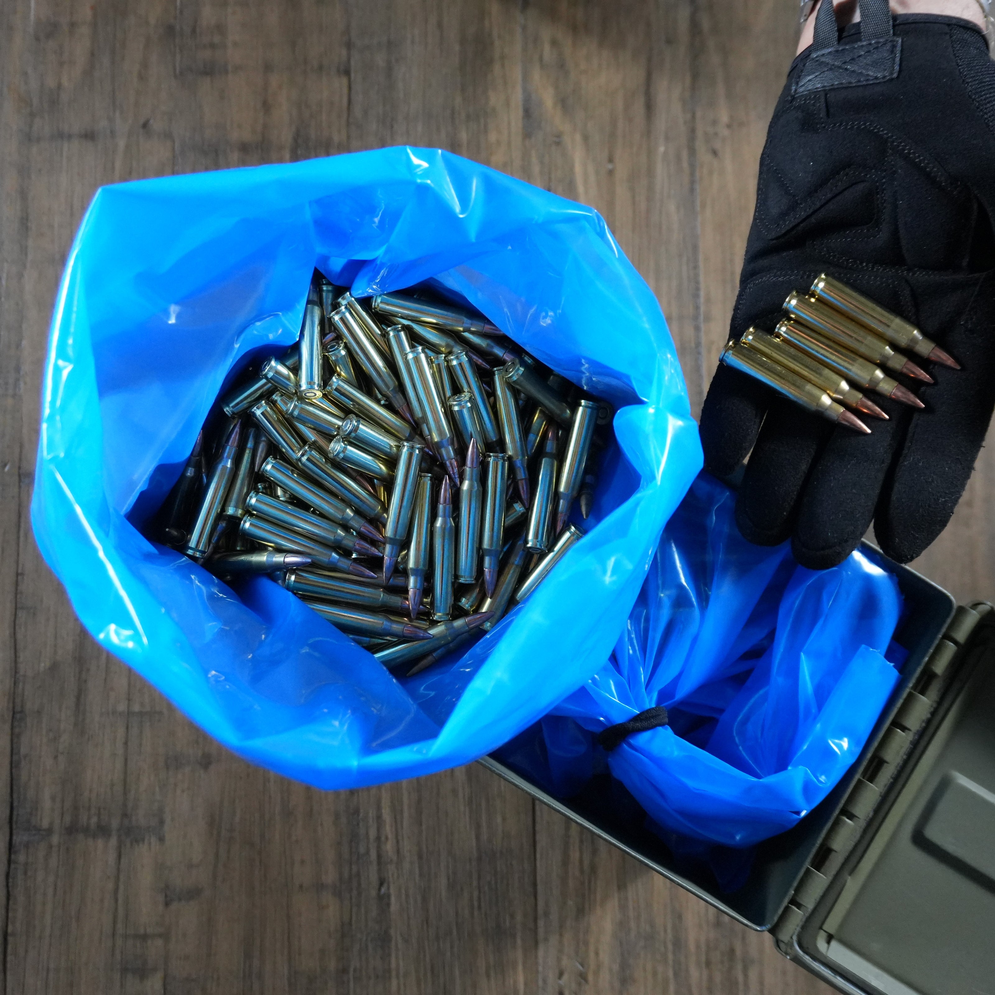 Victory VCI Handgun & Ammo Bags (12" x 18") - rust prevention poly bags made in the USA for long-term storage. Safe, MIL-DTL-22020E compliant, non-toxic, lead-free.