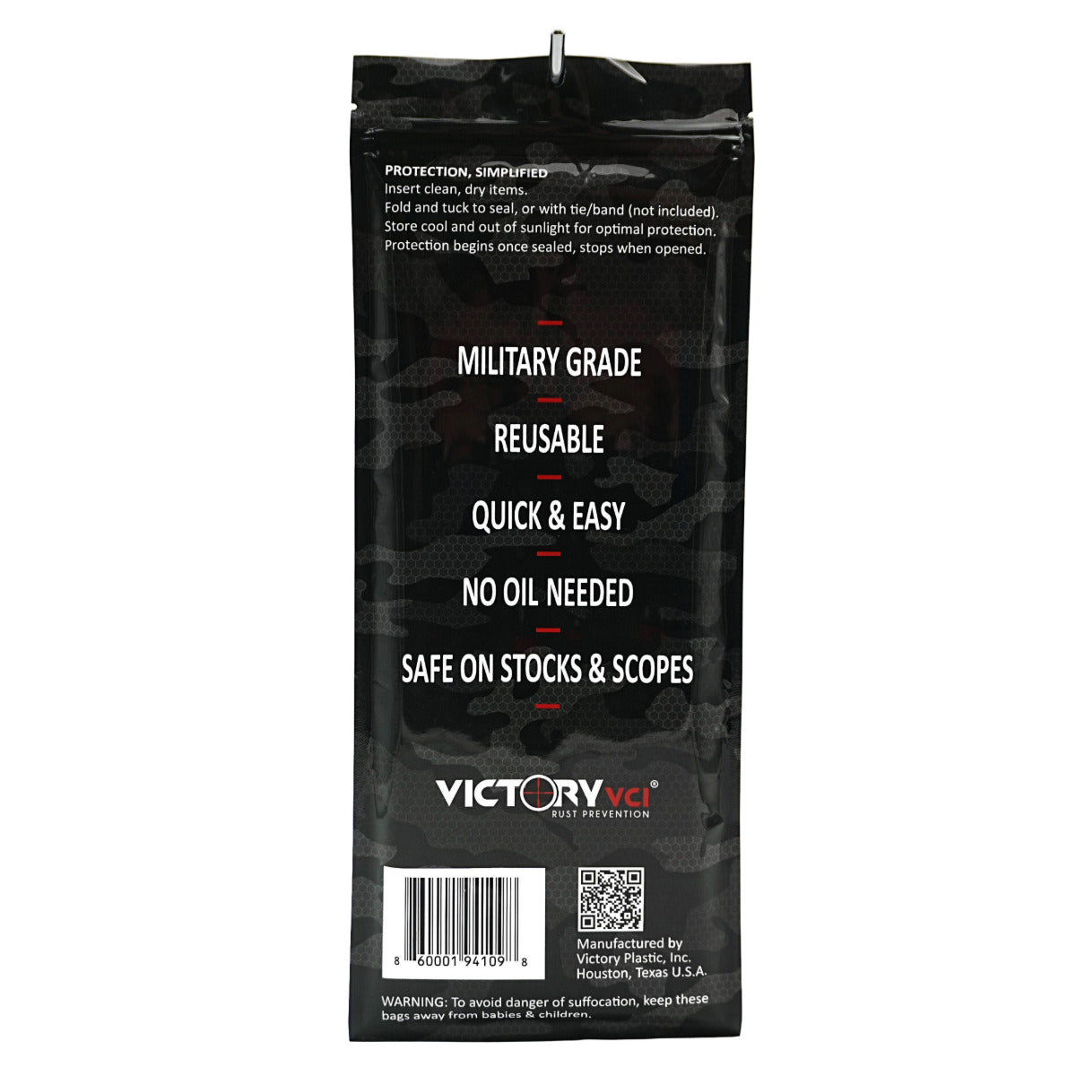 Victory VCI Rust Prevention Handgun & Ammo Bags | MIL-DTL-22020E | 12 x 18 | 9-Pack | USA Made