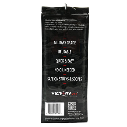 Victory VCI Rust Prevention Handgun & Ammo Bags | MIL-DTL-22020E | 12 x 18 | 9-Pack | Case of 25 | USA Made